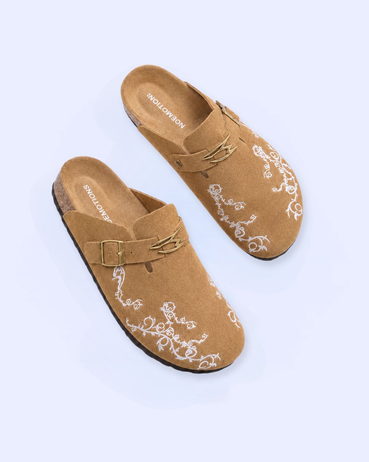 BLOSSOM CLOGS BROWN