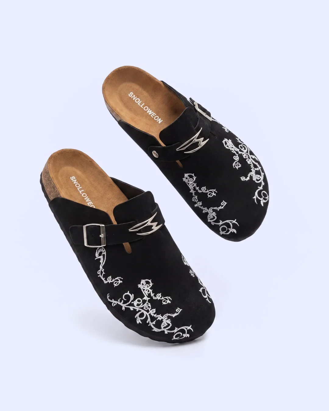 BLOSSOM CLOGS BLACK
