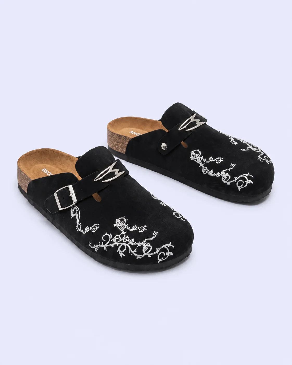 BLOSSOM CLOGS BLACK