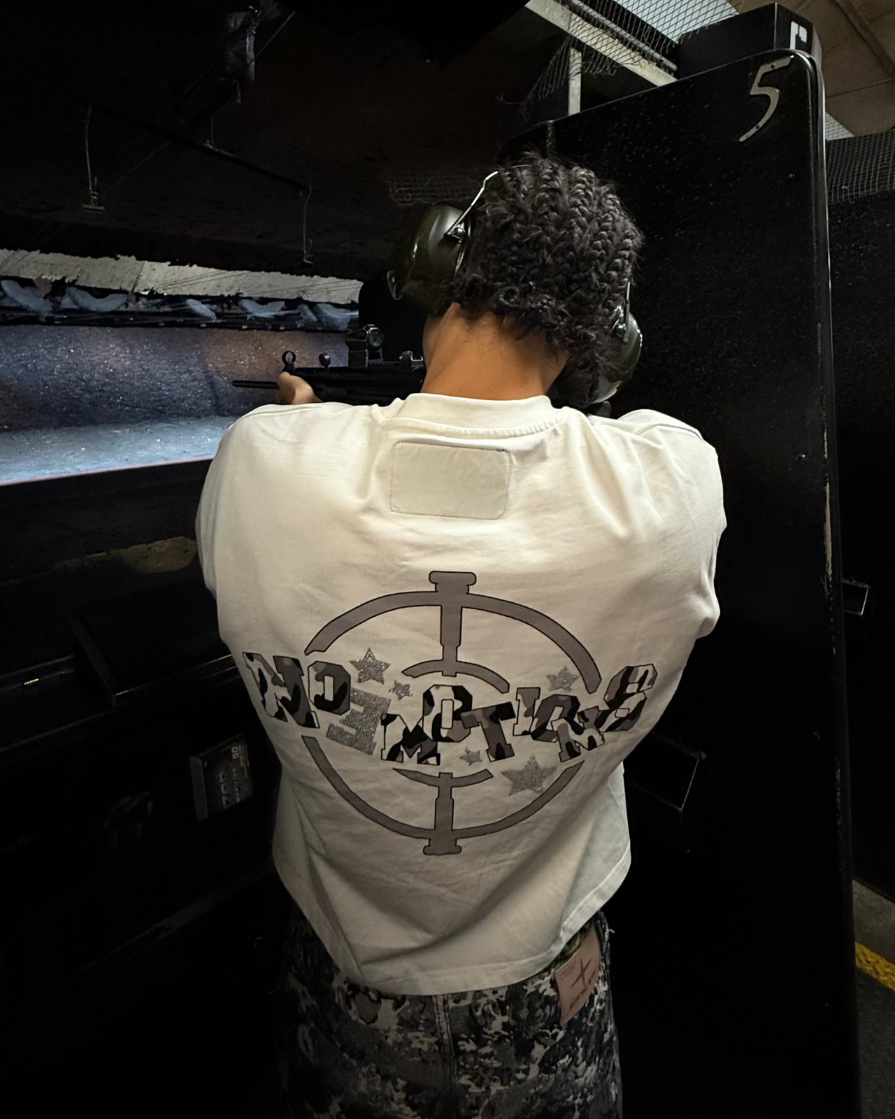 CAMO TEE WHITE
