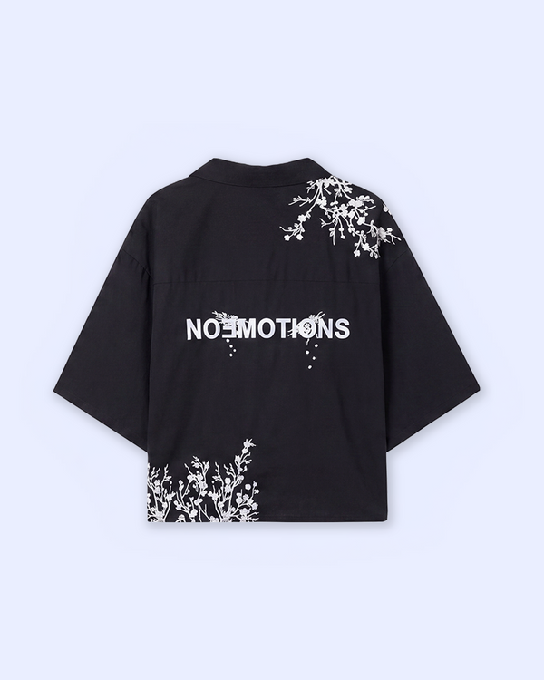 FLOWER SHIRT BLACK
