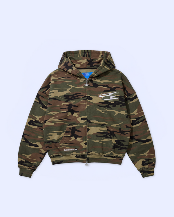 CAMO ZIP UP