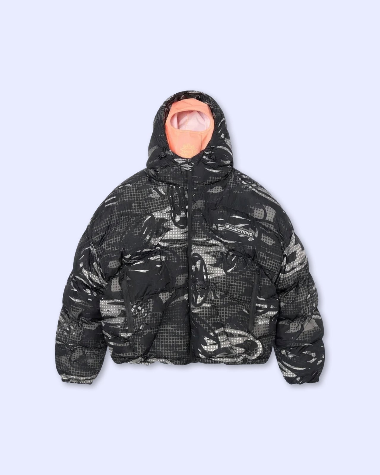 BALACLAVA PUFFER BLACK CAMO