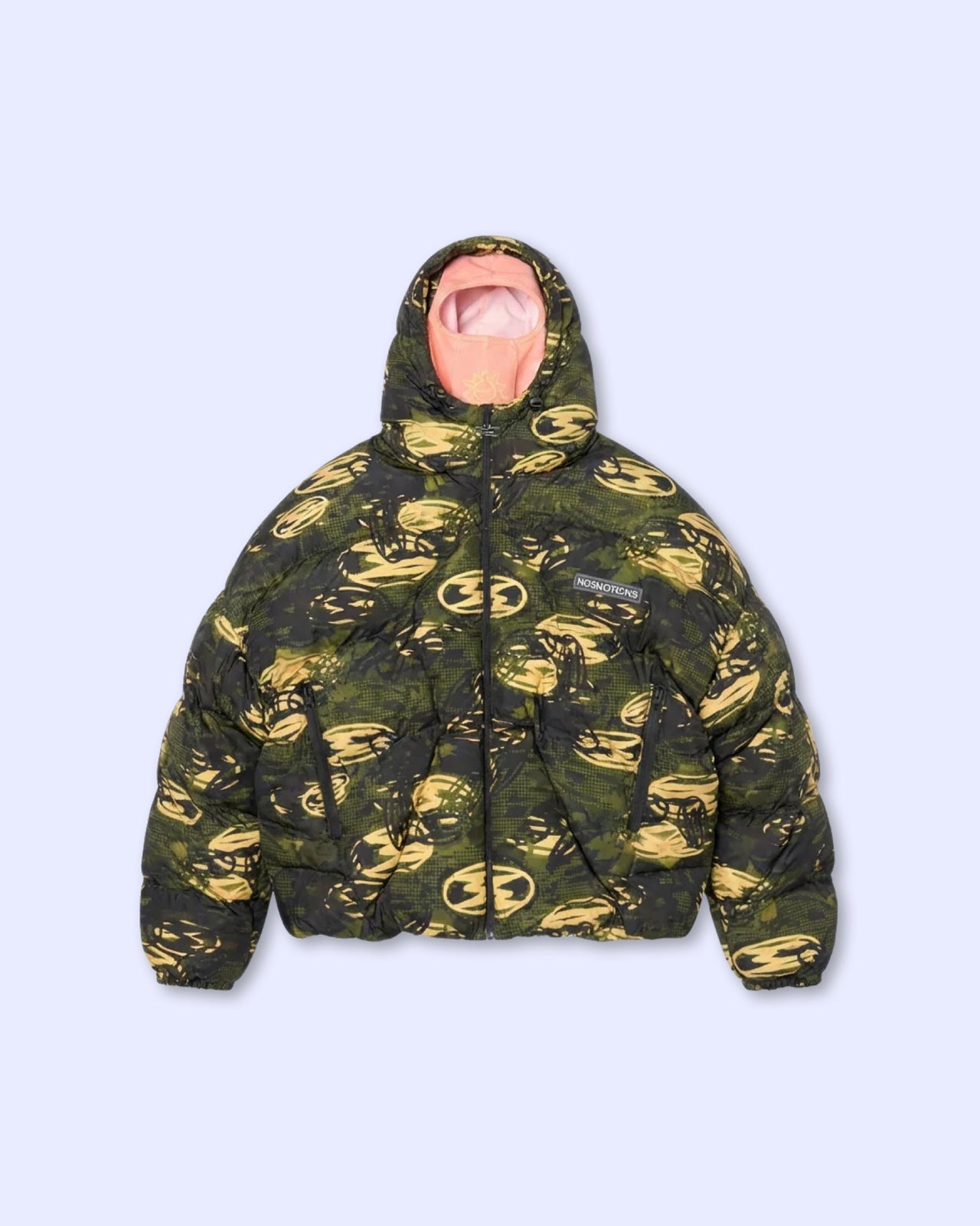 BALACLAVA PUFFER GREEN CAMO