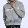 BLOSSOM ZIP HOODIE GREY