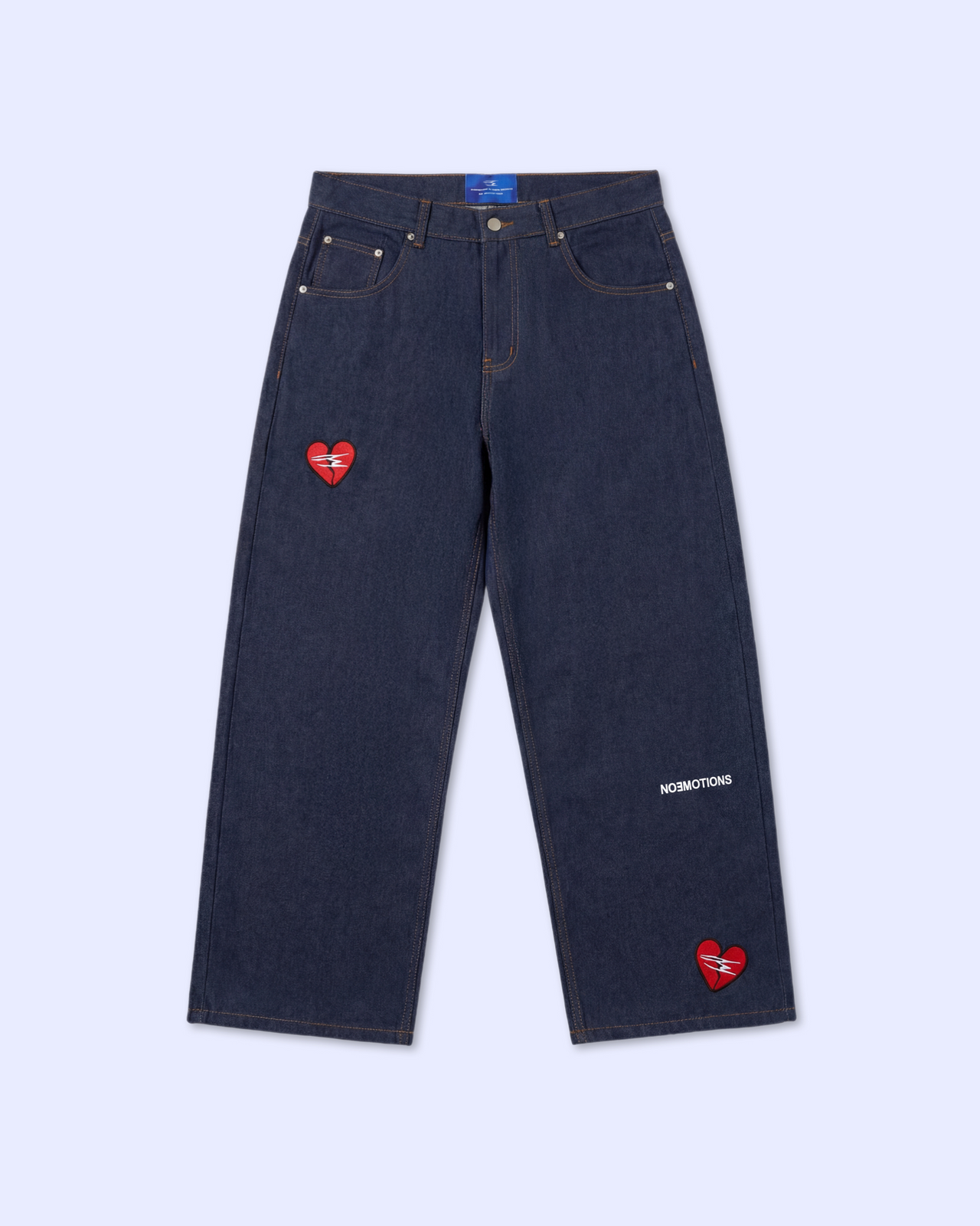 BROKEN HEART RAW DENIM