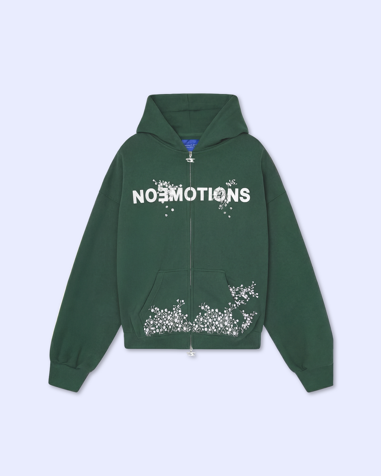 BLOSSOM ZIP HOODIE GREEN