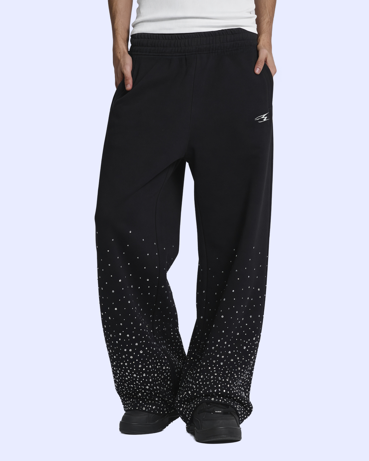 RHINESTONES SWEATPANTS