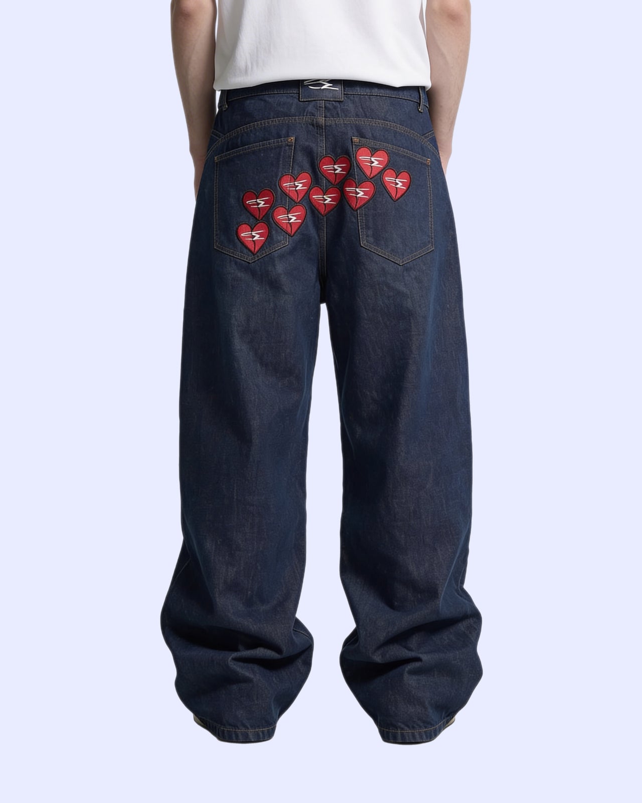 BROKEN HEART RAW DENIM