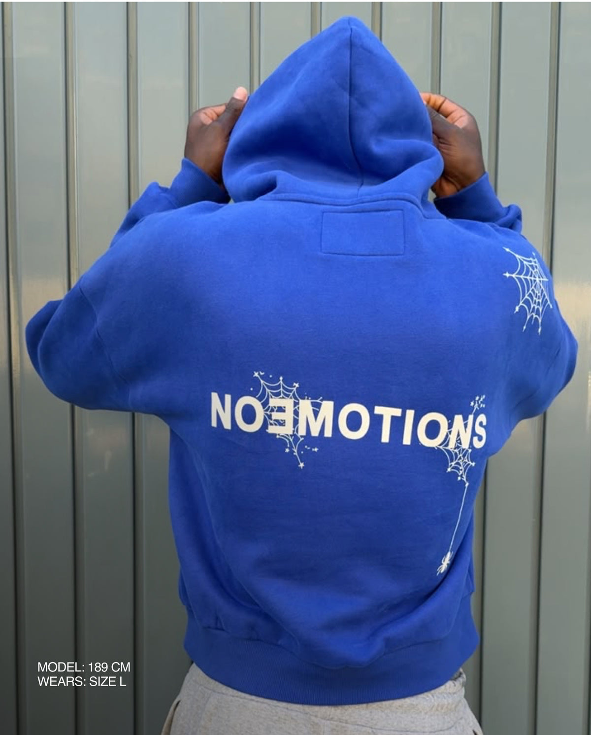 WEB HOODIE BLUE