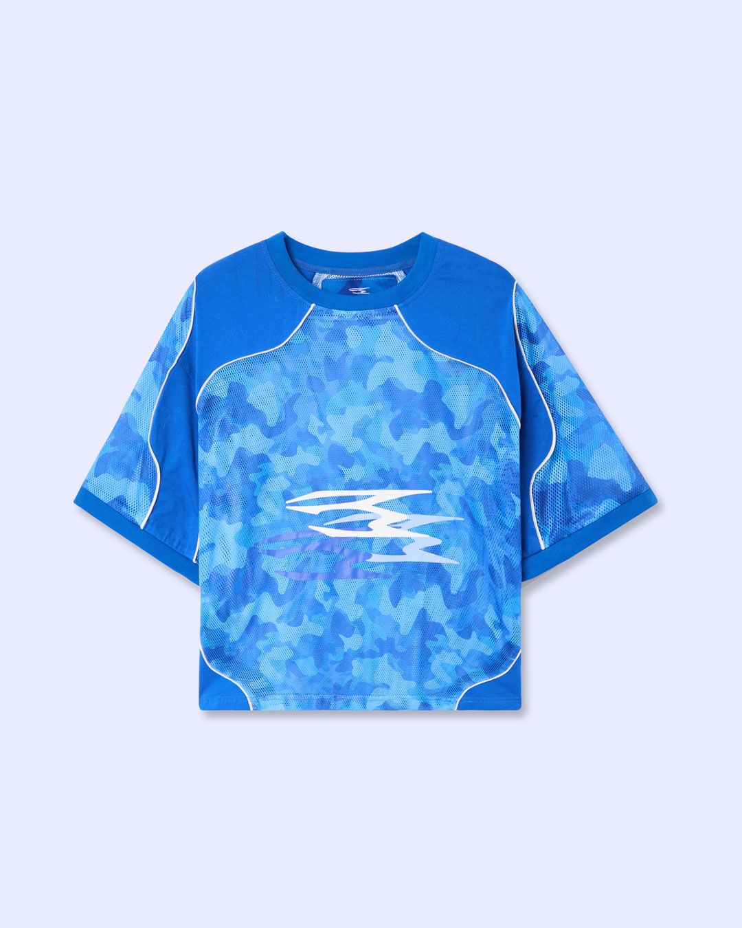 MESH TEE BLUE