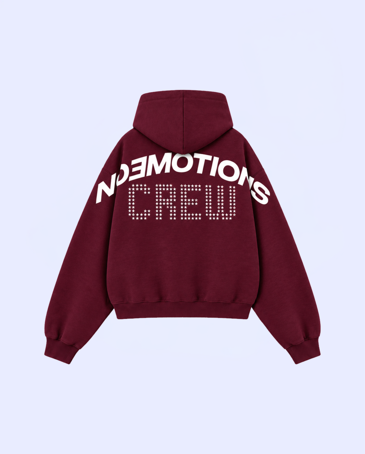 CREW HOODIE BURGUNDY