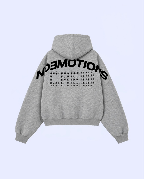 CREW HOODIE GREY