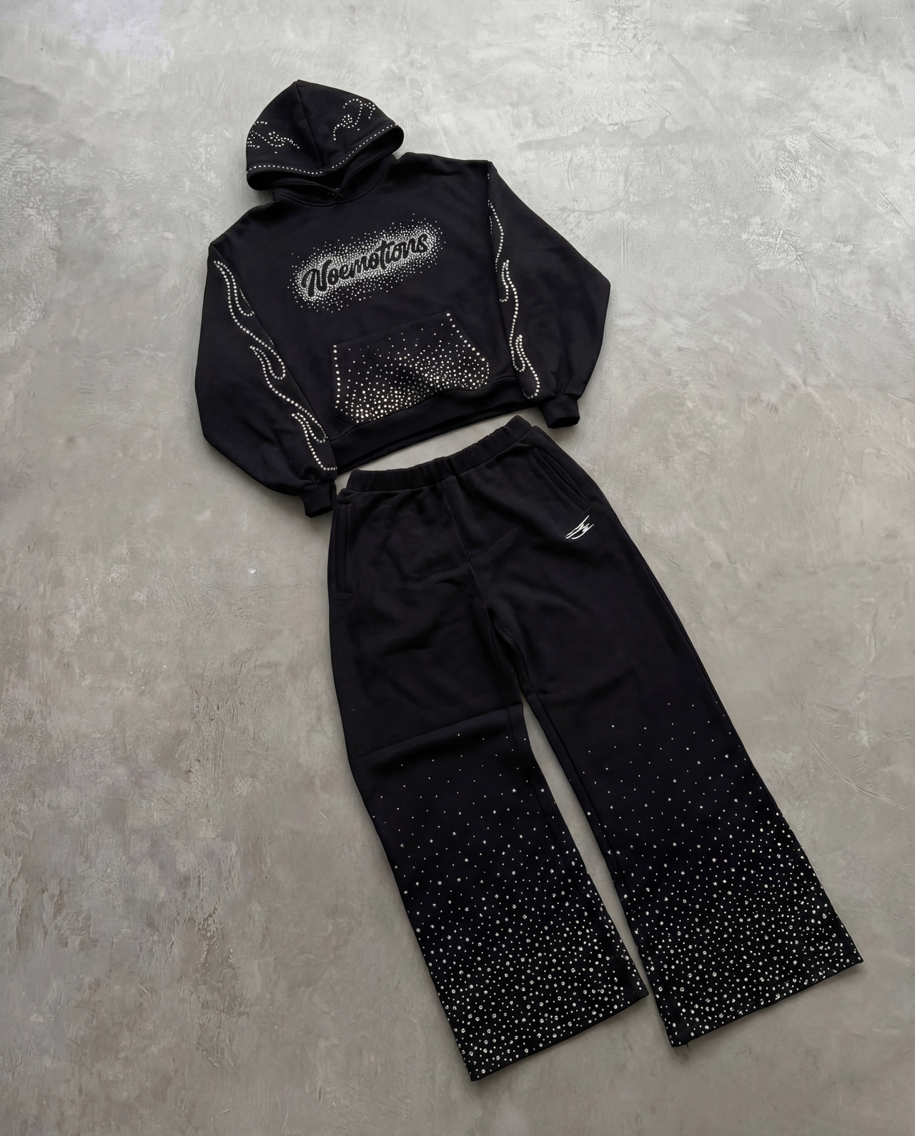 RHINESTONES SWEATPANTS