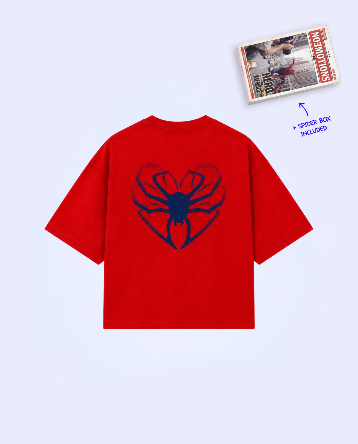 SPIDER TEE RED